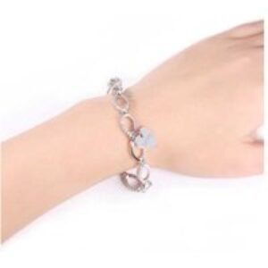 Personalised Infinity Loop Sister Bracelet - Silver
