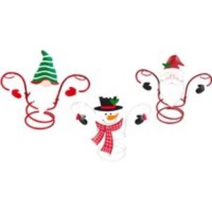 Christmas Character Wine Bottle and Glass Holder - 3 Styles! | Wowcher