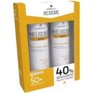 Heliocare 360 Invisible Spray Spf50+ 2x200ml