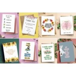 50% Off 3 Personalised Greeting Cards on Wobbly Halo | Wowcher
