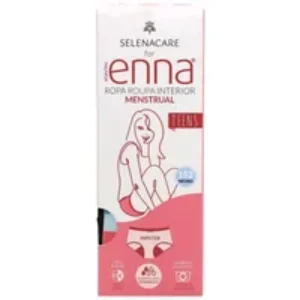 Enna Teens Menstrual Hipster Brief Size 152 Black Moderate Flow