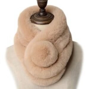 Unisex Black Fluffy Scarf and Gloves - 8 Colour Options | Wowcher