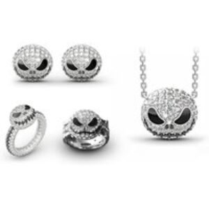 The Nightmare Before Christmas 4-Piece Metal Jewellery Gift Set - Movie- Accessories | Wowcher