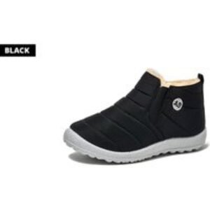 Kids' Plush Faux Fur Winter Ankle Boots - Warm