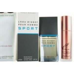 Issey Miyake L'eau D'issey Pour Homme Sport Eau de Toilette 50ml - Citrus Woody Luxury Aftershave for Men | Wowcher