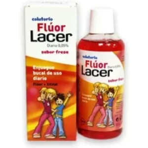 Lacer™ Fluoride 0 05 Strawberry Mouthwash 500ml