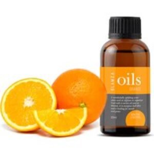 Orange Essential Oil Decorative Glass Diffuser - Modern Citrus Home Fragrance