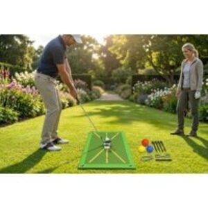 Golf Swing Training Kit - Outdoor Sports Set for Family Fun