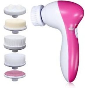5-in-1 Electric Facial Cleansing Brush - Dual-Speed