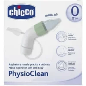 Chicco PhysioClean Nasal Aspirator Soft And Easy 0M+ 1 Unité