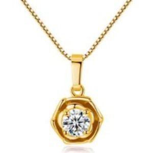 Radiant Crystal Necklace & Earrings Jewellery Set with Valentine's Gift Box - Elegant Women's Matching Set | Wowcher