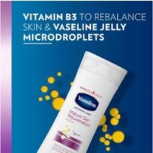 Vaseline Deep Moisture & Radiance Body Lotion Trio 3x400ml - Hydrating Body Cream for Dry & Sensitive Skin | Wowcher