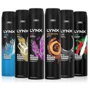 Lynx XXL Body Spray - Ultimate 48-Hour Freshness- 3 Pack- 4 Options | Wowcher