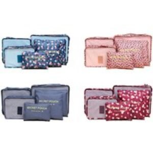 Six Suitcase Organiser Bags - Perfect for Summer Travel | Wowcher
