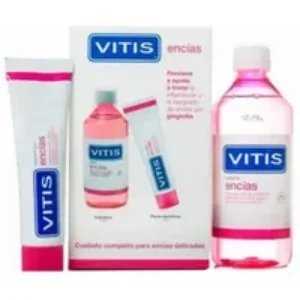 Vitis Pack Gums Paste 100ml + Mouthwash 500ml