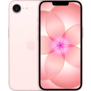 Apple iPhone 17e Dual SIM (256GB Soft Pink) at Â£9 on Pay Monthly 50GB (24 Month contract) with Unlimited mins & texts; 50GB of 5G data. Â£26.99 a month.