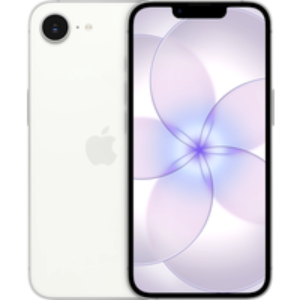 Apple iPhone 17e Dual SIM (256GB White) at Â£9 on Pay Monthly 50GB (24 Month contract) with Unlimited mins & texts; 50GB of 5G data. Â£26.99 a month.