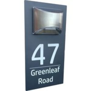 Personalised Acrylic Solar Light Door Sign | Wowcher