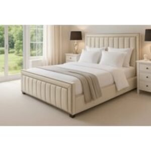 Modern Plush Velvet Bed Frame & Base - Sturdy