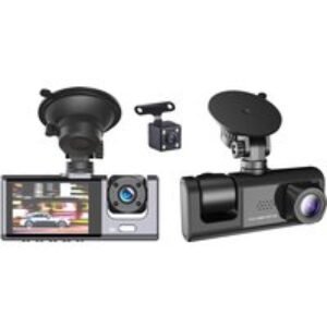 1080p Full HD Smart Dash Camera Set - Car Security Cam Kit with Wide-Angle Recording (2 or 3 Cam Variations
