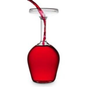 Novelty Upside Down Wine Glass | Wowcher