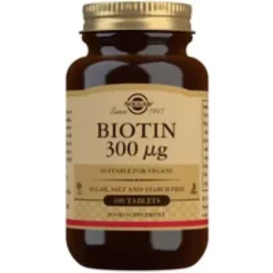 Solgar Biotin 300 µg Tablets - Pack of 100