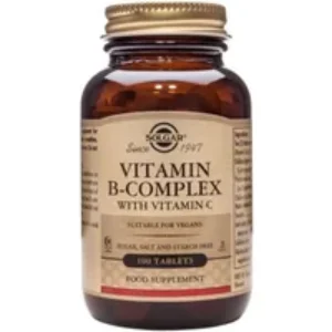 Solgar Vitamin B-Complex With Vitamin C Tablets - Pack of 100