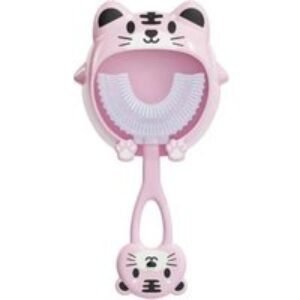 Kids U-Shaped Silicone Toothbrush Manual - Soft Bristles for Ages 2-12 | Wowcher