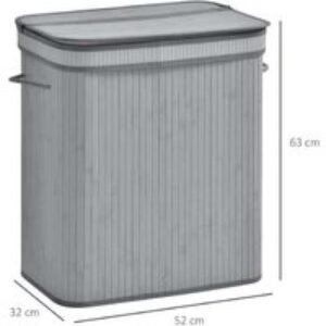HOMCOM Deluxe 100L Freestanding Laundry Basket - Large Capacity