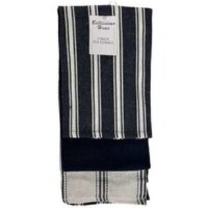 Bellissimo Premium 100% Cotton Kitchen Tea Towel Set - Ultra Absorbent