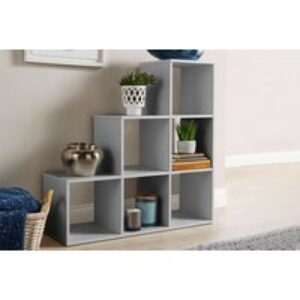 6 Cube Staircase Shelving Unit - 4 Colours | Wowcher