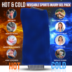 Ultimate Comfort Hot & Cold Gel Pack - Reusable Relief with Adjustable Wrap | Wowcher