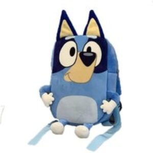 Bluey- Kids Plushie Backpack - Cartoon Character Bag