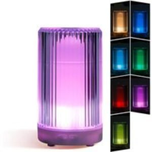 Modern ABS & PP Aroma Diffuser Night Light Humidifier - 200ml
