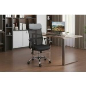 HOMCOM Ergonomic Mesh Office Chair - Adjustable Height