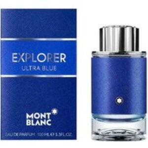 Mont Blanc Explorer Ultra Blue Eau de Parfum 100ml - Luxury Citrus Aquatic Aftershave for Him | Wowcher