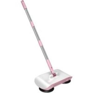 Automatic Power Sweeper with Dustpan - Pink or Blue! | Wowcher
