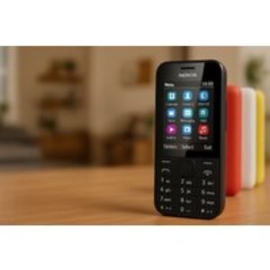 Nokia 208 2.4" 3G Smartphone - Mobile Phone - Black - Vodafone | Wowcher