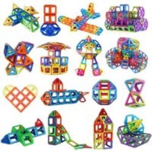 DIY Magnetic STEM Building Block Toy Set for Kids (Ages 3+) - Educational