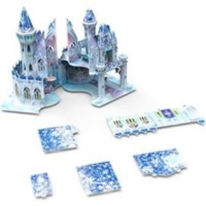 62-Piece Frozen Ice Castle 3D Puzzle Dollhouse STEM Building Kit (Ages 5+