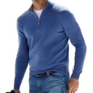 Men's Casual Sweater for Autumn and Spring in 6 Colours | Wowcher
