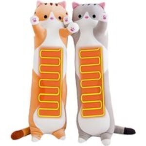 Cat Heating Pad for Menstrual Cramp & Neck Pain in 2 Colours | Wowcher