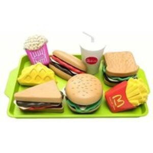 Kids Fast Food Burger Set - 27 pcs! | Wowcher