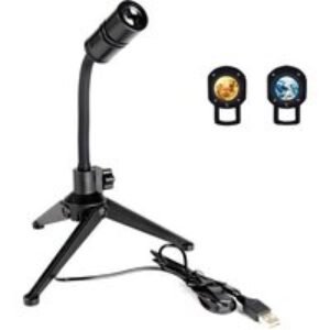 2-in-1 LED Table Projector Lamp - Moon & Earth