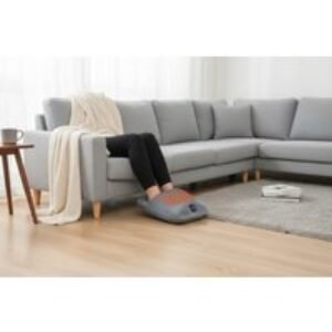 USB Heated Electric Foot Warmer - Plush Grey | Wowcher