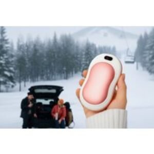 4-in-1 USB Rechargeable Aluminium Hand Warmer & Power Bank - Portable
