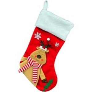 3D Character Christmas Stocking - Santa