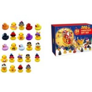 Kids Toy Advent Calendar - 24 Rubber Duck Surprises