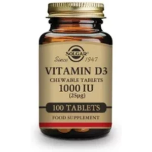 Solgar Vitamina D3 1000UI 100 Capsules