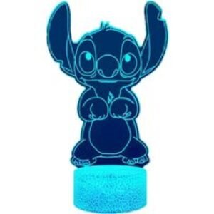 Stitch 3D Illusion LED Table Night Light - Dimmable